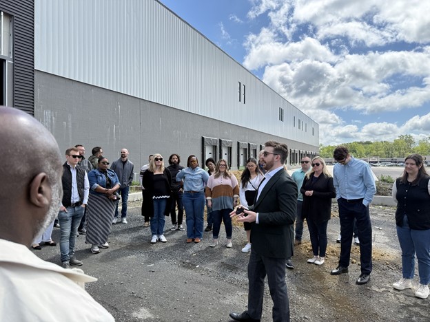 Tour of a 218,000 SF speculative industrial building at 102 Dolson Avenue in the City of Middletown.
